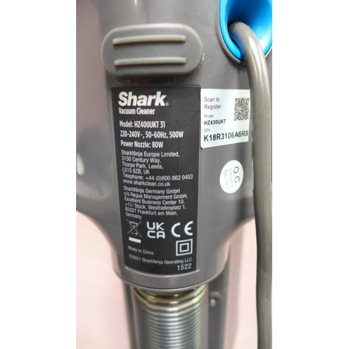 3048 - Shark Anti Hair Wrap Corded Stick Vacuum Cleaner (Model: Hz400Ukt) Original RRP £149.99 + vat   (294... 