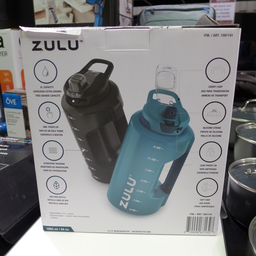 3060 - Two Zulu Water bottles (294-264)    * This lot is subject to vat