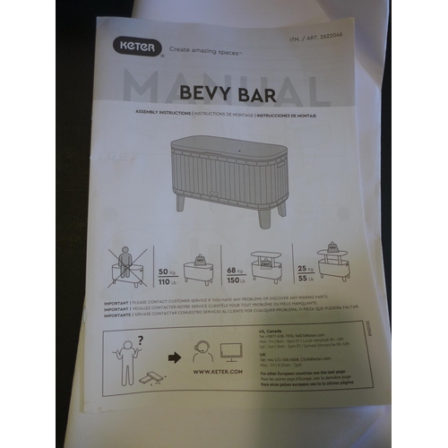 3322 - Keter Cooler Bevy Bar      (294-302)    * This lot is subject to vat