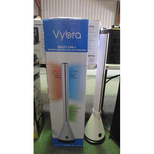 3331 - Vybra 3 In 1 Heater White - With Remote, Original RRP £119.99 + vat  (294-212)    * This lot is subj... 