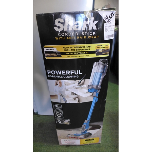 3332 - Shark Anti Hair Wrap Corded Stick Vacuum Cleaner (Model: Hz400Ukt) Original RRP £149.99 + vat  (294-... 