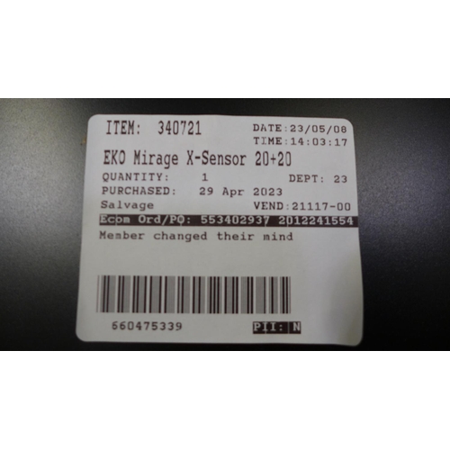 3338 - Eko Mirage X Sensor Double Bin - Ek9260Mt-20+20L       (294-24)    * This lot is subject to vat