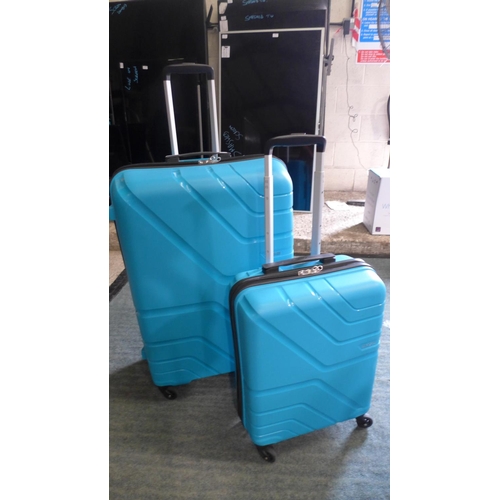 3351 - At Jetdriver Large 79Cm 4 Wheel Spinner Hardside Case and At Jetdriver Carryon 55Cm  4 Wheel Spinner... 