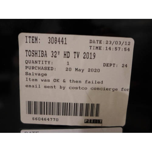 3358 - Six Mixed Brand Broken Screen TV's inc Hisense, Toshiba, Samsung, TCL  (294-1-5,9)    * This lot is ... 