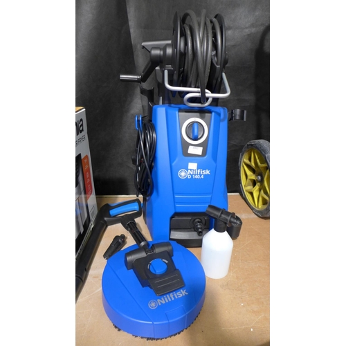 3362 - Nilfisk D140 Pressure Washer With Patio Cleaner, Original RRP £187.49 + vat  (294-106)    * This lot... 