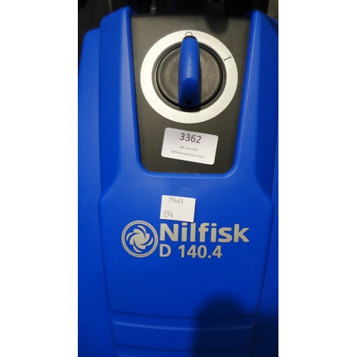 3362 - Nilfisk D140 Pressure Washer With Patio Cleaner, Original RRP £187.49 + vat  (294-106)    * This lot... 