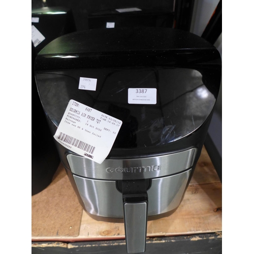 3387 - 2 Gourmia Air Fryers 7Qt      (294-187,188)    * This lot is subject to vat