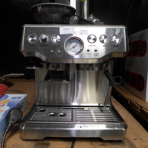 3395 - Sage Pump Coffee Machine, Original RRP £449.99 + vat   (294-202)    * This lot is subject to vat