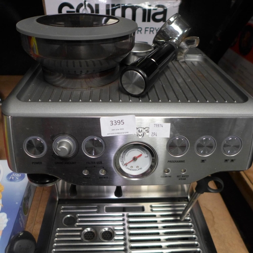 3395 - Sage Pump Coffee Machine, Original RRP £449.99 + vat   (294-202)    * This lot is subject to vat