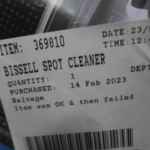 3399 - Bissell Spot Cleaner  - Model 36981     (294-211)    * This lot is subject to vat