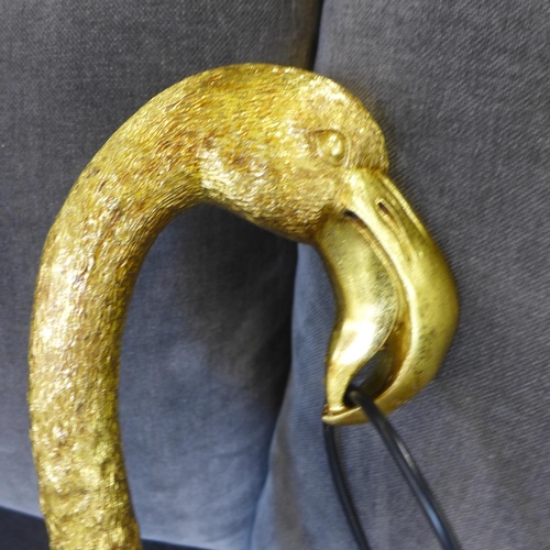 1436 - A gold Flamingo wall light