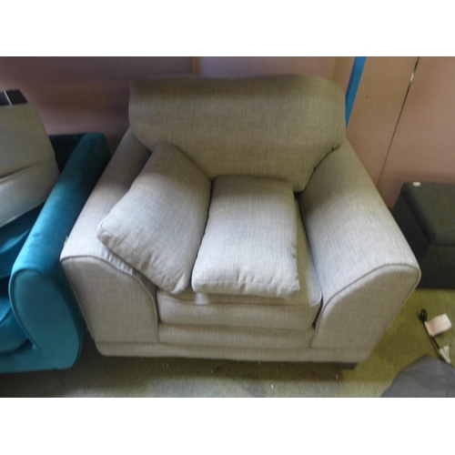 1563 - A quantity of sofas including an aquamarine three seater, a grey armchair, teal corner end section a... 