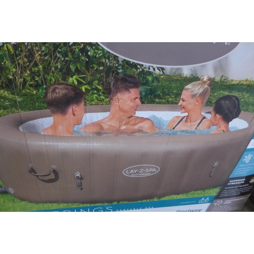 1599 - Lay-Z-Spa Inflatable Hot Tub With Cover, Original RRP £333.33 + VAT (4168A-19) *This lot is subject ... 