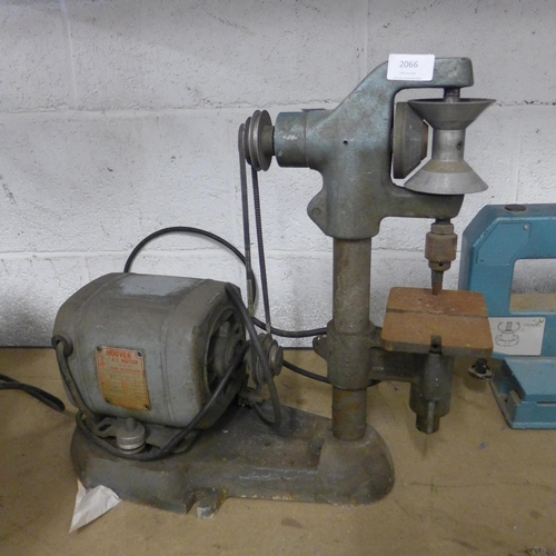 2058 - Hoover drill press 2118GBF with motor 240v