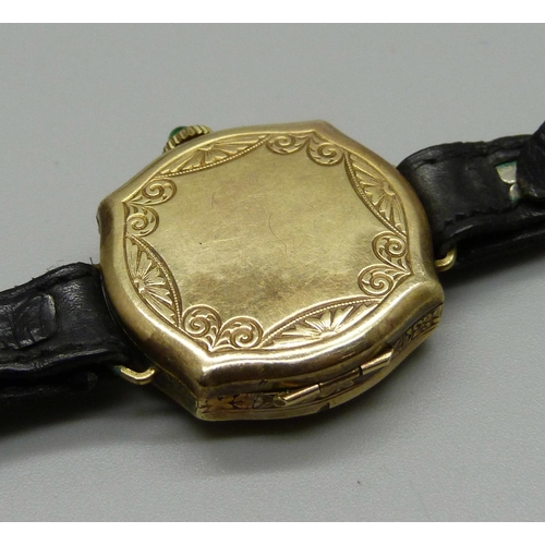 1034 - A Limit wristwatch and a gold plated wristwatch