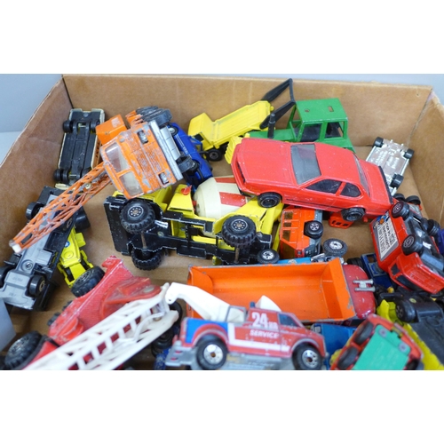 701 - A collection of die-cast model vehicles, a/f