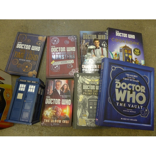 742 - A Doctor Who Tardis, a Dalek and books