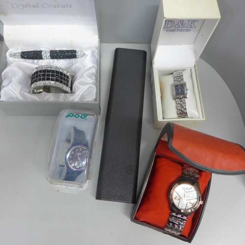 778 - A collection of wristwatches, boxed and unused