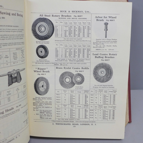 797 - One volume; Tools and Supplies Catalogue - Buck & Hickman, Steam - It's Generation and Use - Babcock... 