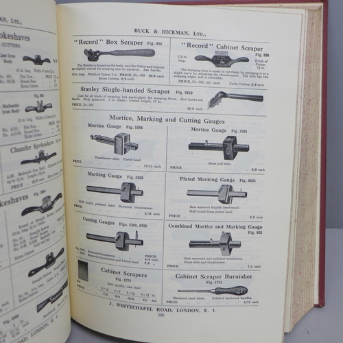 797 - One volume; Tools and Supplies Catalogue - Buck & Hickman, Steam - It's Generation and Use - Babcock... 