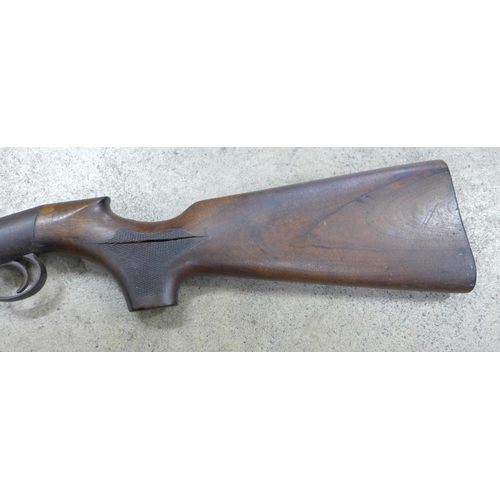 866 - A BSA Lincoln air rifle and slip case, stock a/f