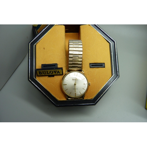 935 - Four boxed watches including two Bulova