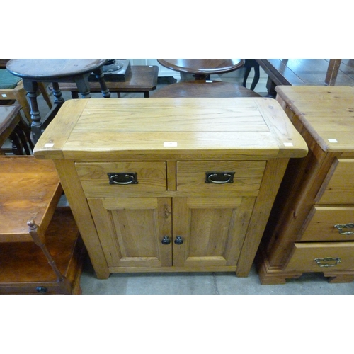 162 - A small oak sideboard