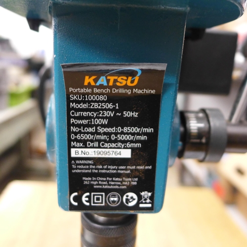 2044 - Katsu portable bench drill 230v 100w Mn.(ZB2506-1)