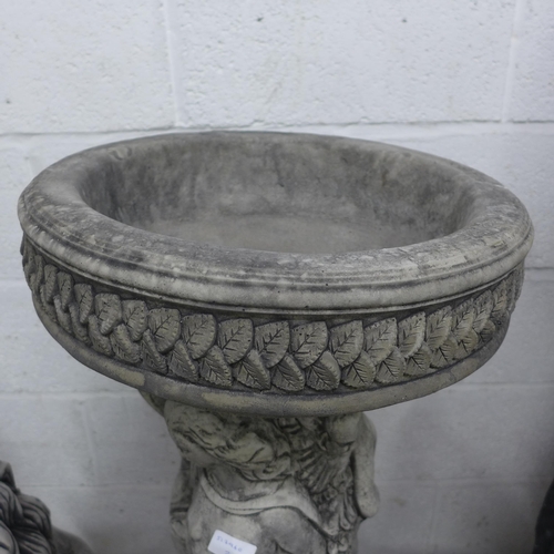 2236 - A Three Graces bird bath