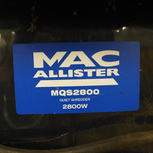 2256 - Macallister garden shredder (MQ52800)