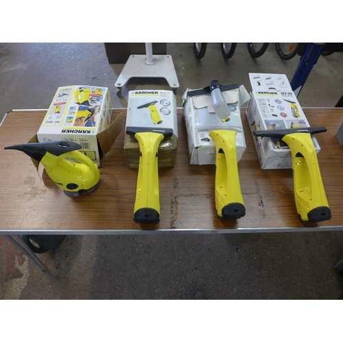 2270 - 4 Karcher window vacuums