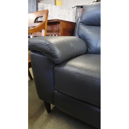 1617 - Grace Grey Leather Cornerpower Recliner, Original RRP £1583.33 + VAT (4168A-14) *This lot is subject... 