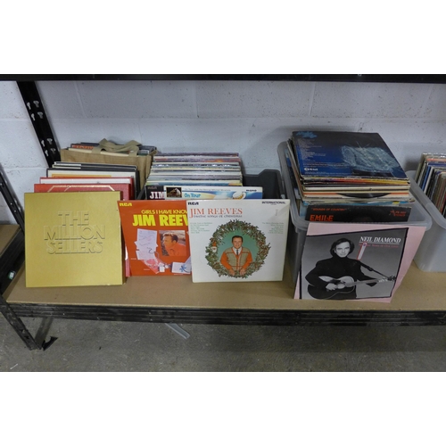 2147 - Assorted LPs; country, jazz, box sets, etc.