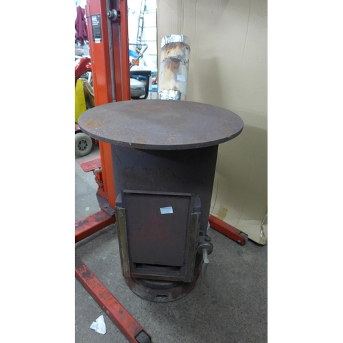 2167 - hand made workshop Wood burner