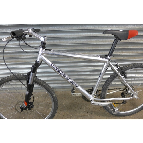 2201 - Merlin aluminium front suspension MTB - Police repossession