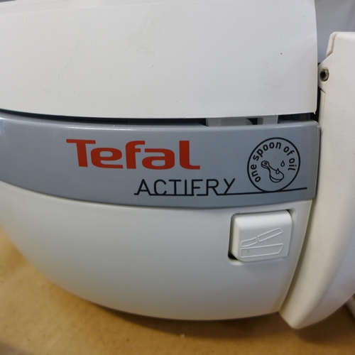 2288 - Tefal Actifry with spare pot, flour canisters and 2 jars