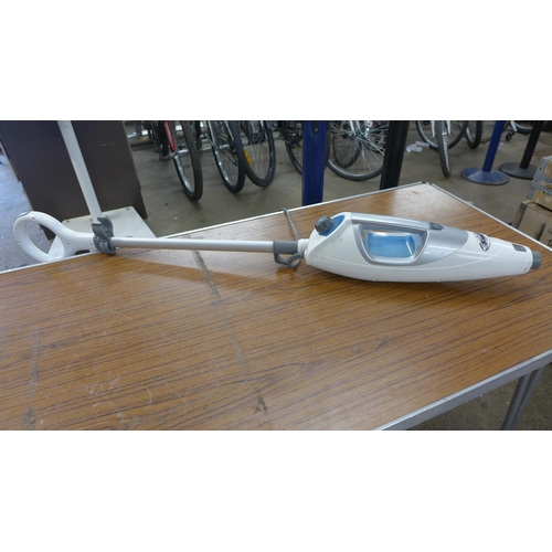 2309 - 2 x worktop mounted white sinks, 1 x Shark steamer, 1 x hand held archer window cleaner with charger