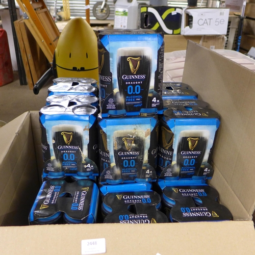 2448 - 100 cans of 0.0% Guinness - dated July 23