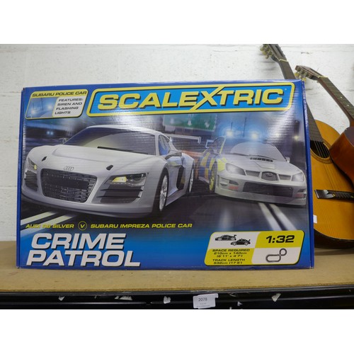 2078 - Scalextric Crime Patrol set in box