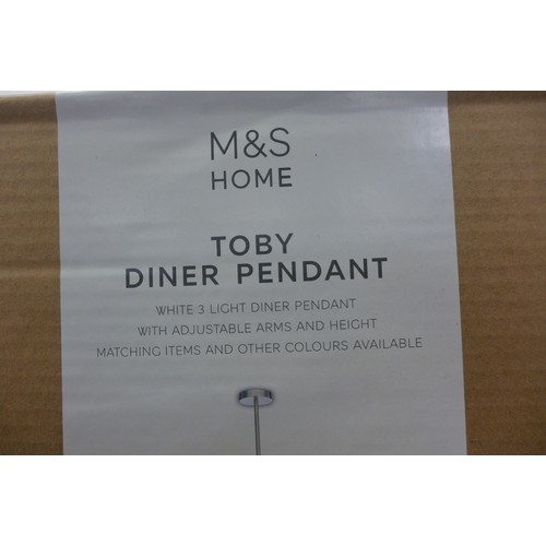 2080 - M&S Toby dinner pendant light fitting - boxed and sealed