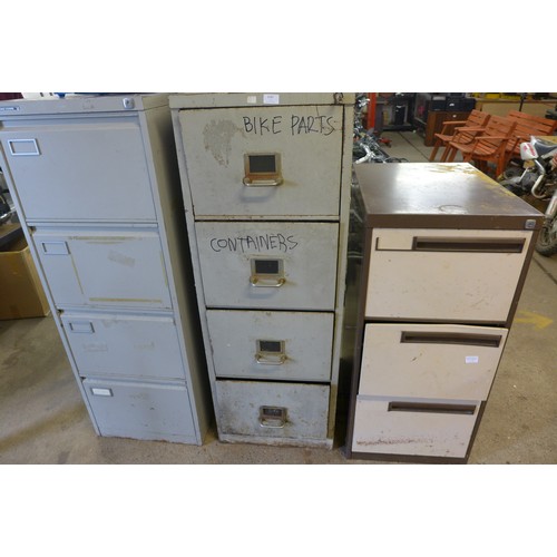 2187 - 3 Filing cabinets