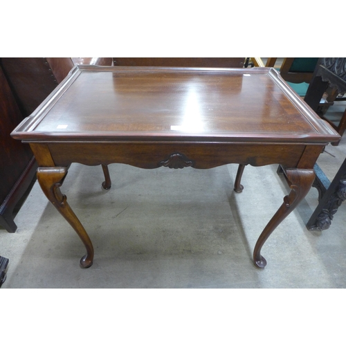 125 - An Irish style mahogany silver table