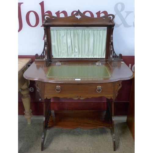 5 - An Arts and Crafts mahogany lady's writing table