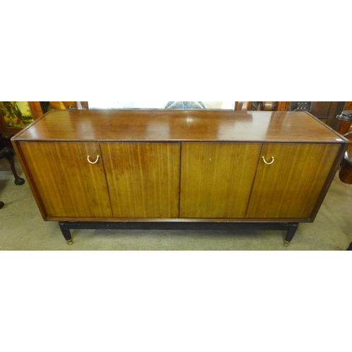 53C - A G-Plan Librenza tola wood and black sideboard