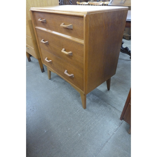 91 - A G-Plan Brandon oak chest of drawers