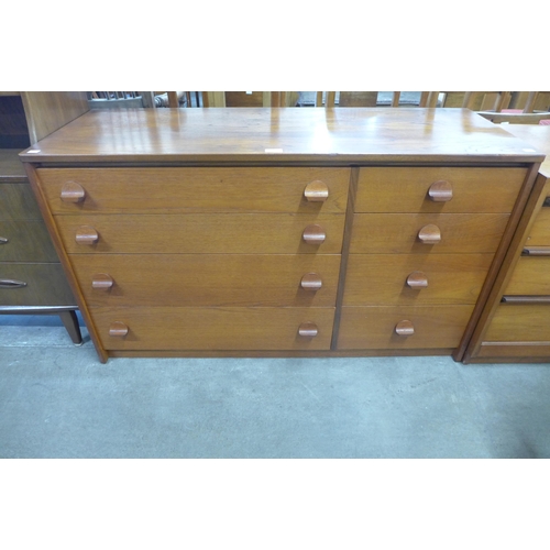 99 - A Stag Cantata teak chest of drawers, designed by John & Sylvia Reid