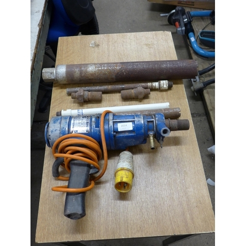 2014 - Nimbus Diamond Core drill - 110v - model no. DK1203 and attachment