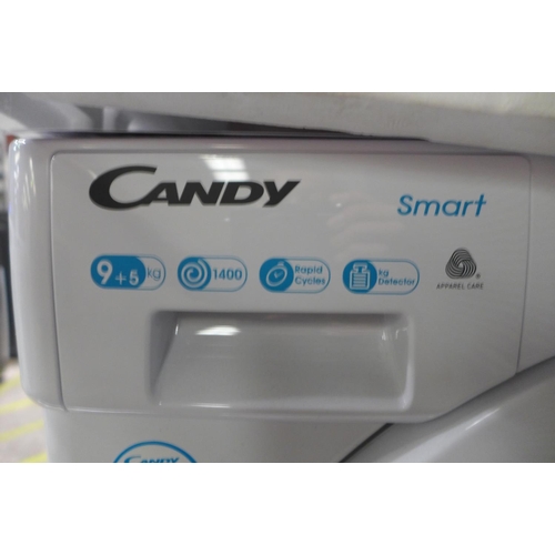 3004 - Candy Integrated Washer Dryer (9+5kg) H820xW600xD525  -  Model No  CBD 495D1WE  , Original RRP £412.... 