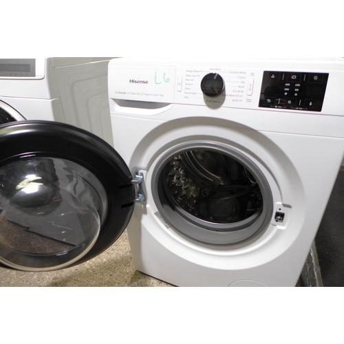 3017 - Hisense Washer/Dryer, Model no - WFGE901649VM - original RRP £333.33 + vat (295-6) *This lot is subj... 