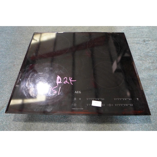 3018 - AEG 4 Zone Induction Hob H44xW590xD520model no  IKB64401FB , Original RRP £340.83inc VAT  (399-151) ... 